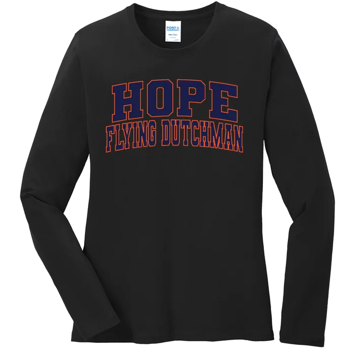 Hope College Flying Dutchman Ladies Long Sleeve Shirt