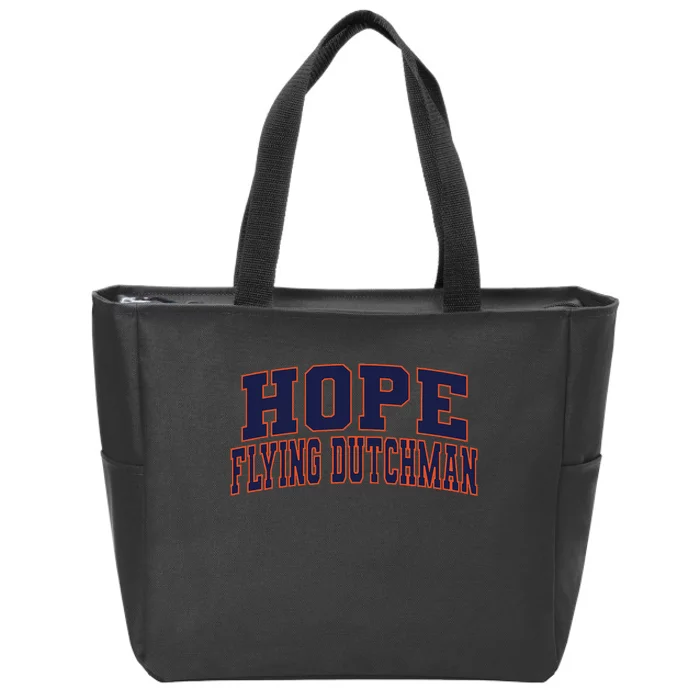 Hope College Flying Dutchman Zip Tote Bag