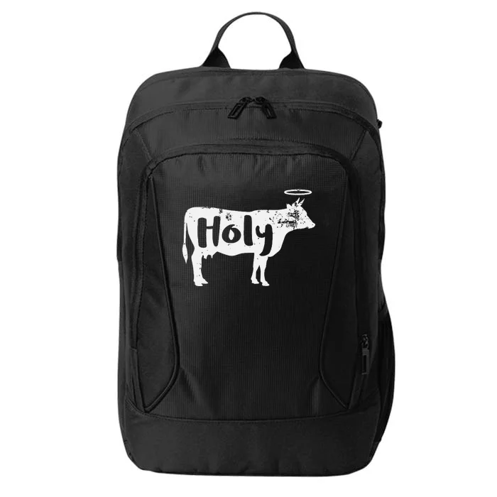 Holy Cow Funny Dairy Farmer Midwest Pride City Backpack