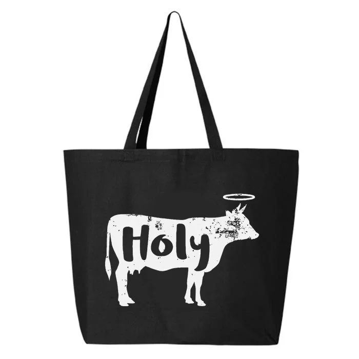 Holy Cow Funny Dairy Farmer Midwest Pride 25L Jumbo Tote