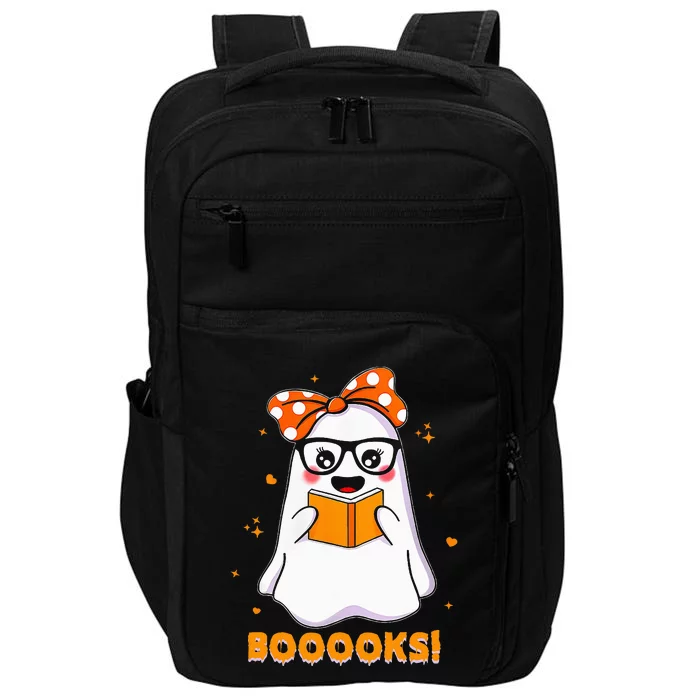 Halloween Costume for Book Lovers Ghostly Reading Attire Impact Tech Backpack