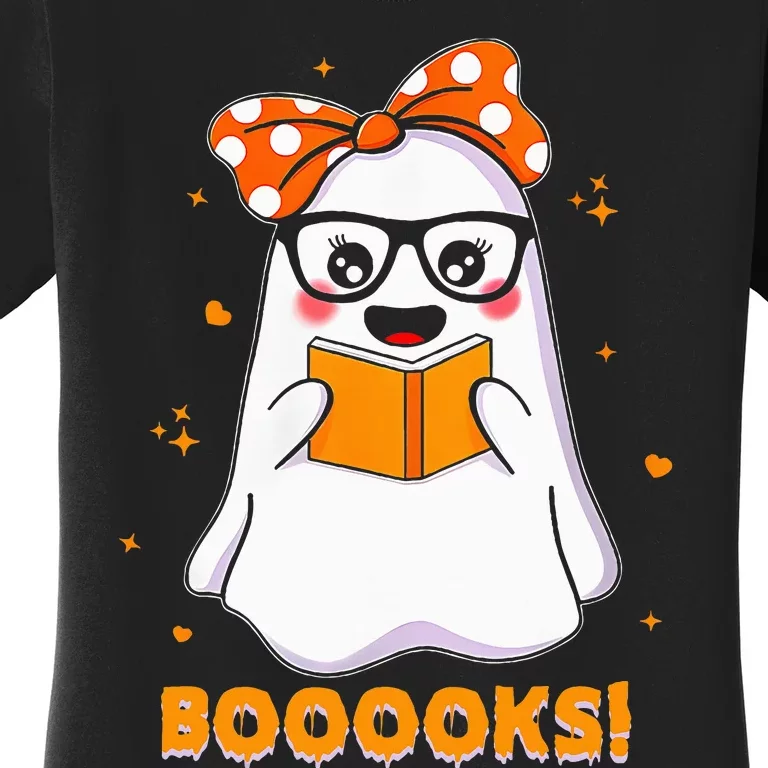 Halloween Costume for Book Lovers Ghostly Reading Attire Women's T-Shirt