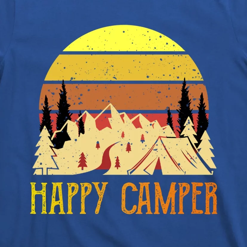 Happy Camper Funny Camping Gift T-Shirt