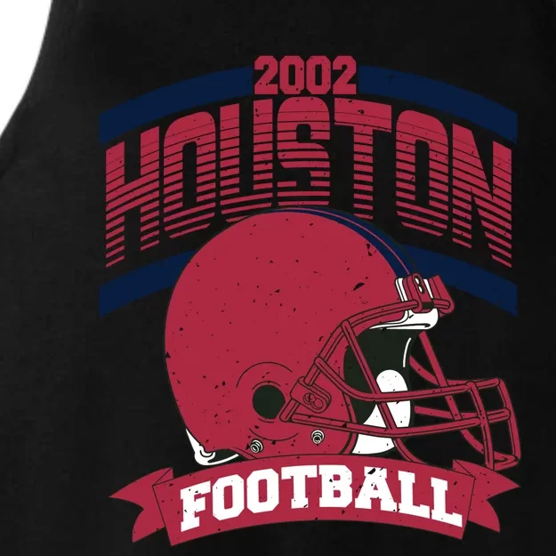 Houston Cougar Football Team Supporter Ladies Tri-Blend Wicking Tank