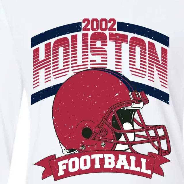 Houston Cougar Football Team Supporter Womens Cotton Relaxed Long Sleeve T-Shirt