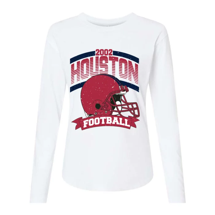 Houston Cougar Football Team Supporter Womens Cotton Relaxed Long Sleeve T-Shirt