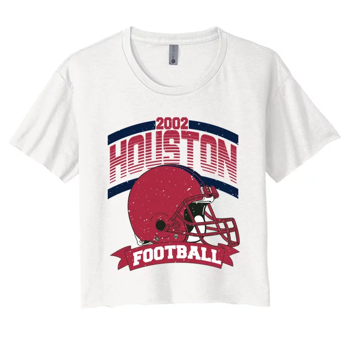 Houston Cougar Football Team Supporter Women's Crop Top Tee