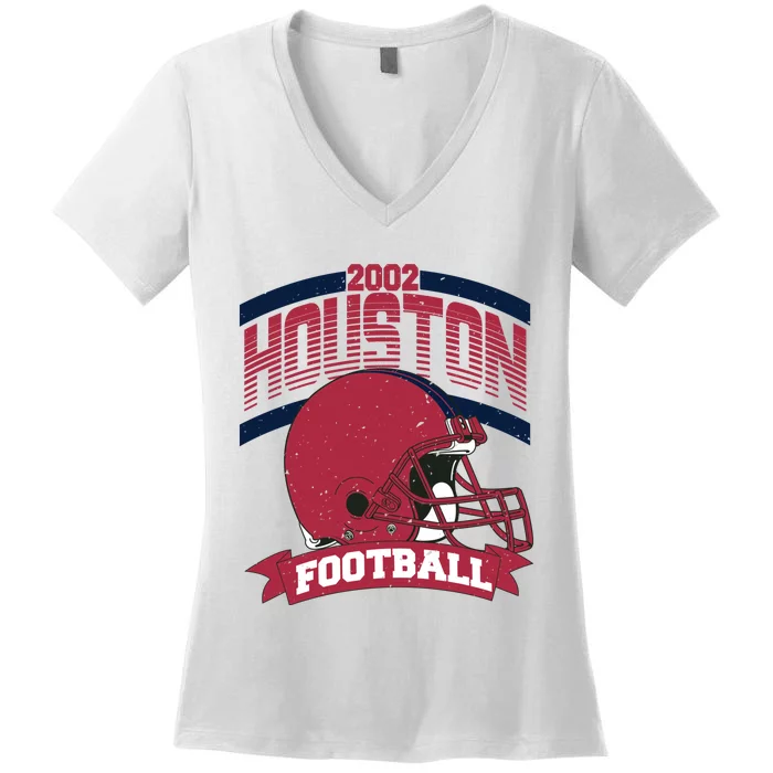 Houston Cougar Football Team Supporter Women's V-Neck T-Shirt