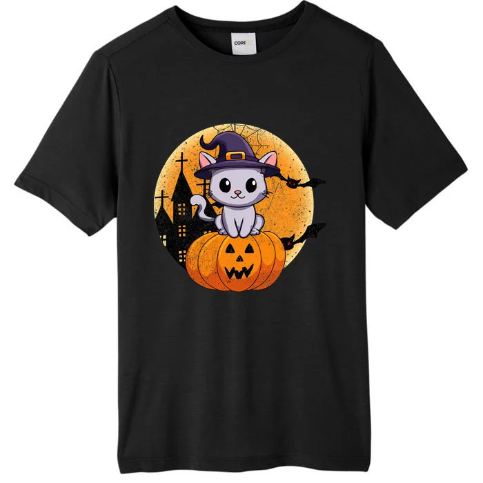 Halloween cats funny cat Halloween ChromaSoft Performance T-Shirt