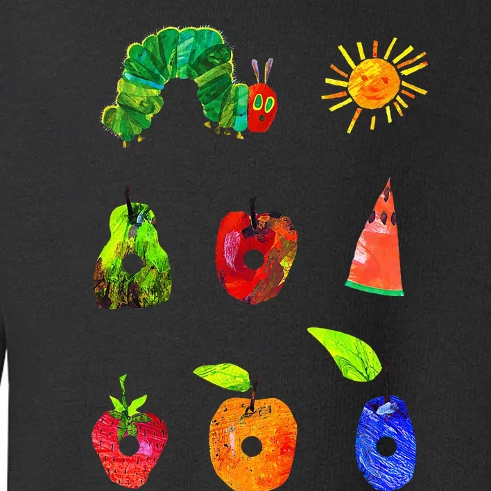 Hungry Caterpillar Funny Book Lover Toddler Sweatshirt