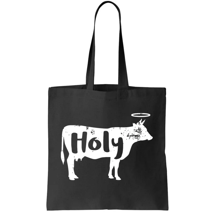 Holy Cow Funny Dairy Farmer Midwest Pride Tote Bag