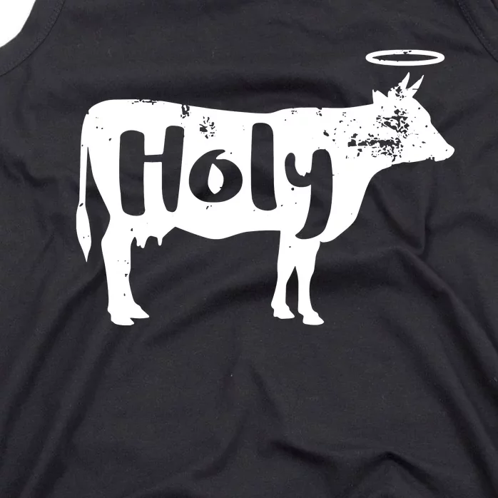 Holy Cow Funny Dairy Farmer Midwest Pride Tank Top