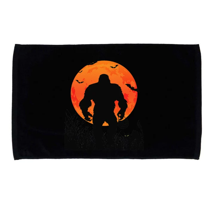 Halloween Costume Funny Sasquatch Bigfoot Halloween Microfiber Hand Towel