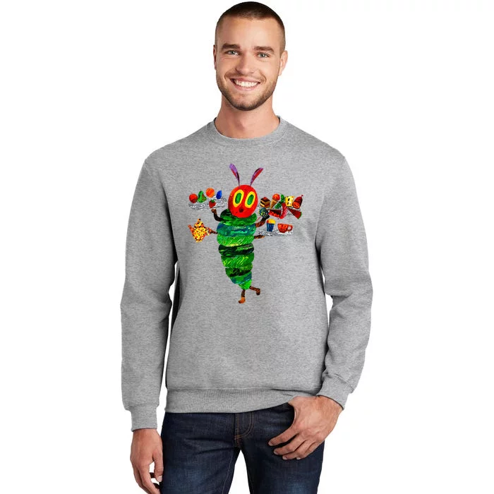 Hungry Caterpillar Funny Reading Book Tall Sweatshirt