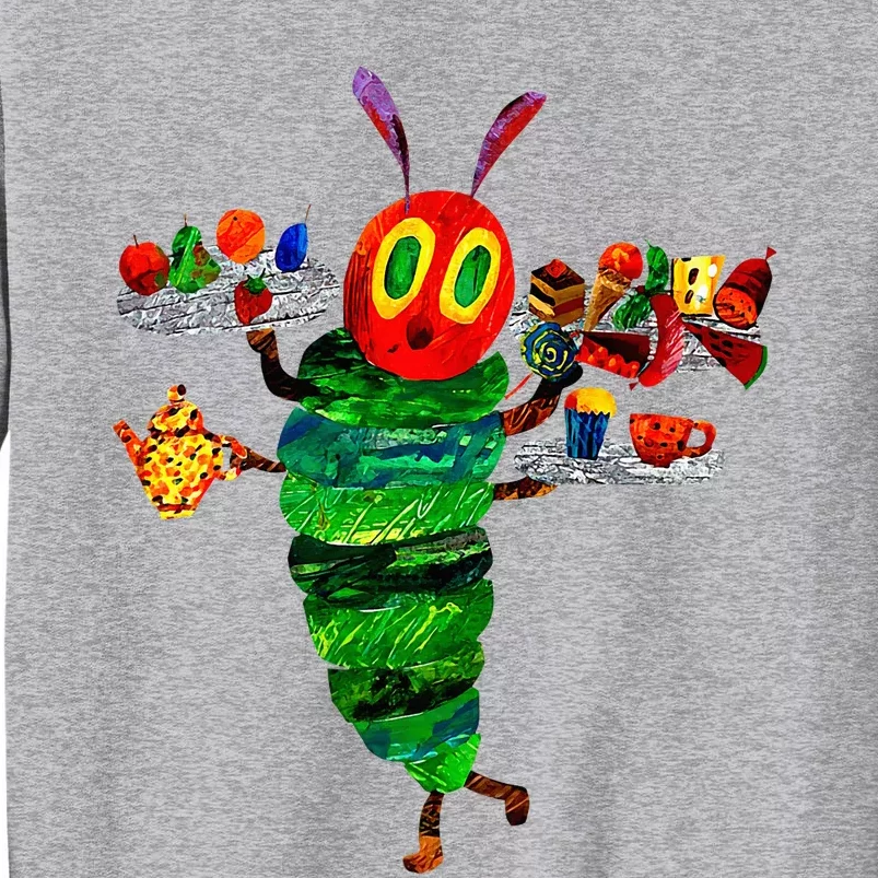 Hungry Caterpillar Funny Reading Book Tall Sweatshirt