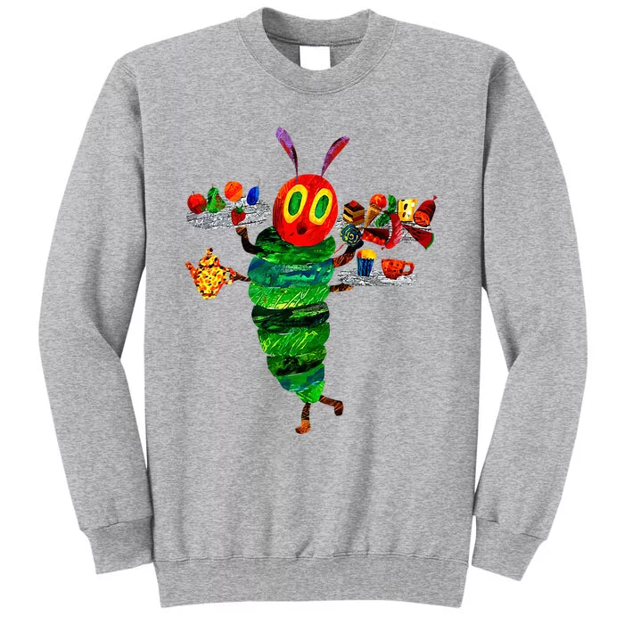 Hungry Caterpillar Funny Reading Book Tall Sweatshirt