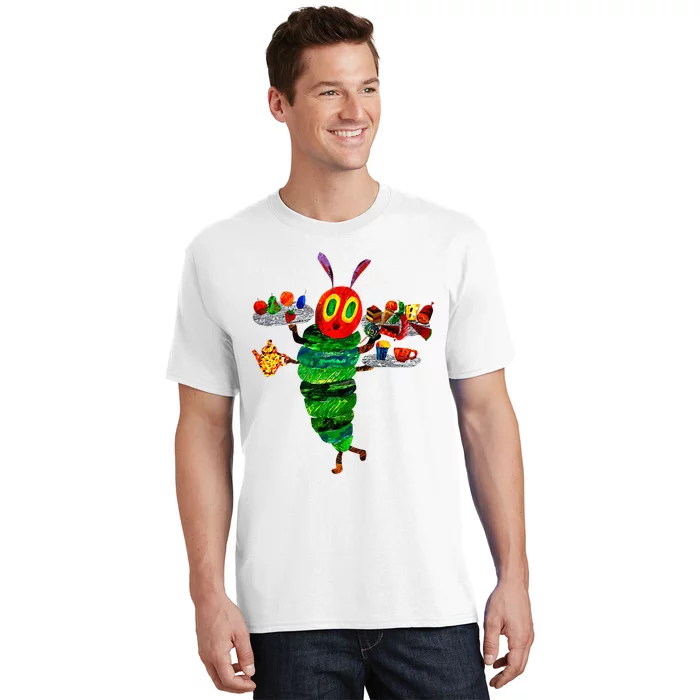 Hungry Caterpillar Funny Reading Book T-Shirt