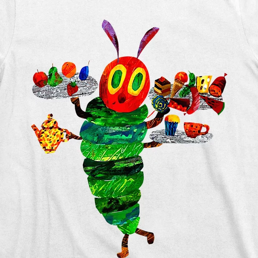 Hungry Caterpillar Funny Reading Book T-Shirt