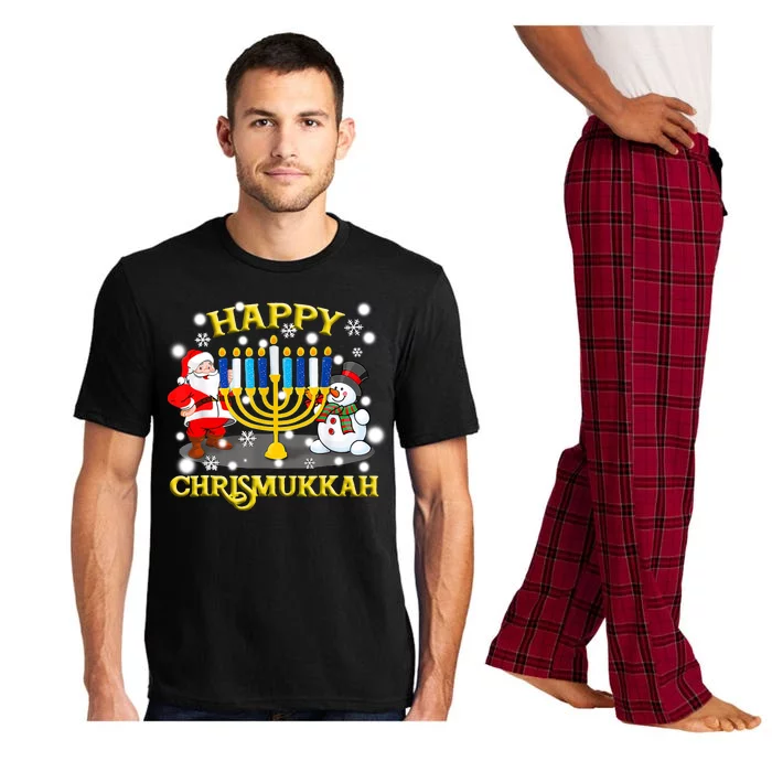 Happy Chrismukkah Funny Hanukkah Christmas Jewish Holiday Pajama Set