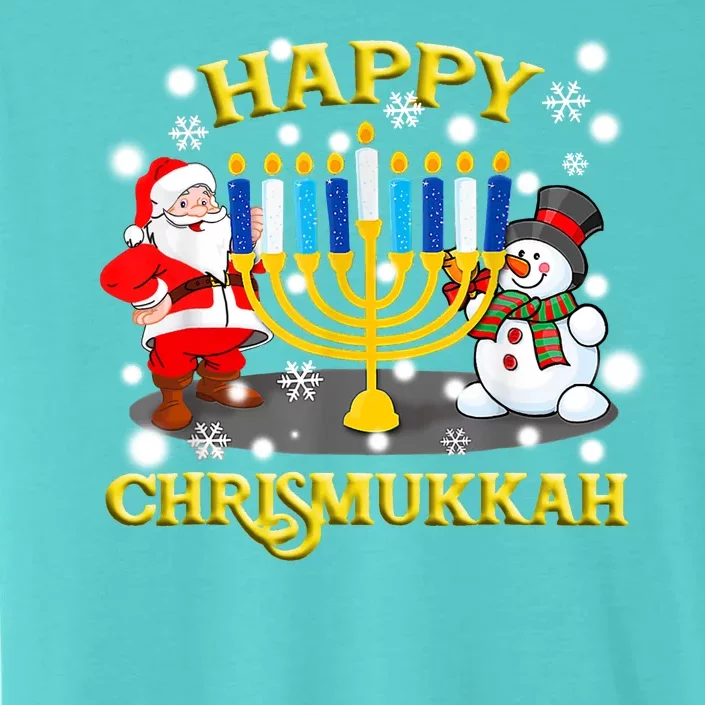 Happy Chrismukkah Funny Hanukkah Christmas Jewish Holiday ChromaSoft Performance T-Shirt