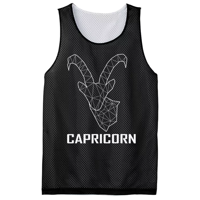 Horoscope Capricorn For  Funny Gift Mesh Reversible Basketball Jersey Tank