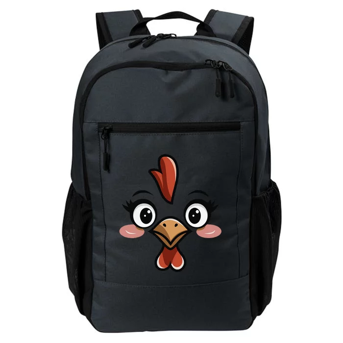 Halloween Chicken Face Cute Hen Themed Gift Daily Commute Backpack