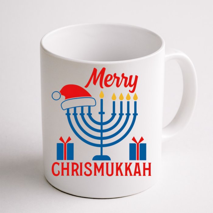 Happy Chrismukkah Funny Hannukkah Jewish Holiday Front & Back Coffee Mug