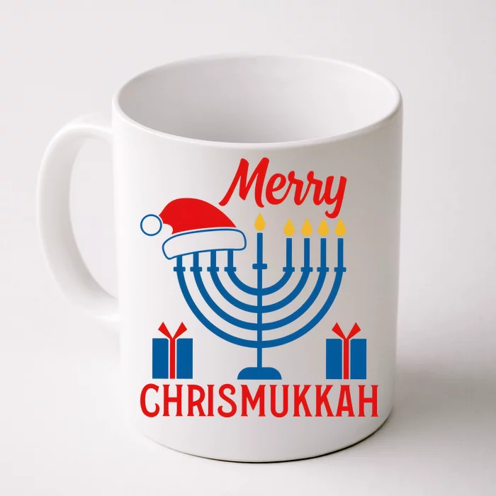 Happy Chrismukkah Funny Hannukkah Jewish Holiday Front & Back Coffee Mug