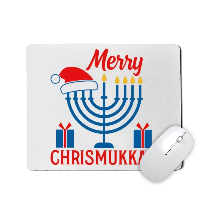 Happy Chrismukkah Funny Hannukkah Jewish Holiday Mousepad