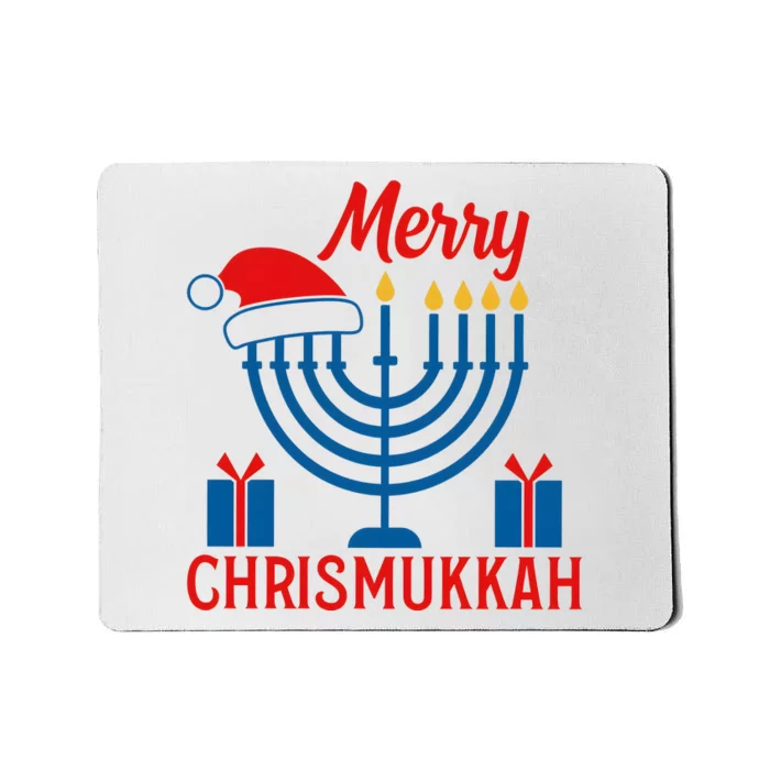 Happy Chrismukkah Funny Hannukkah Jewish Holiday Mousepad