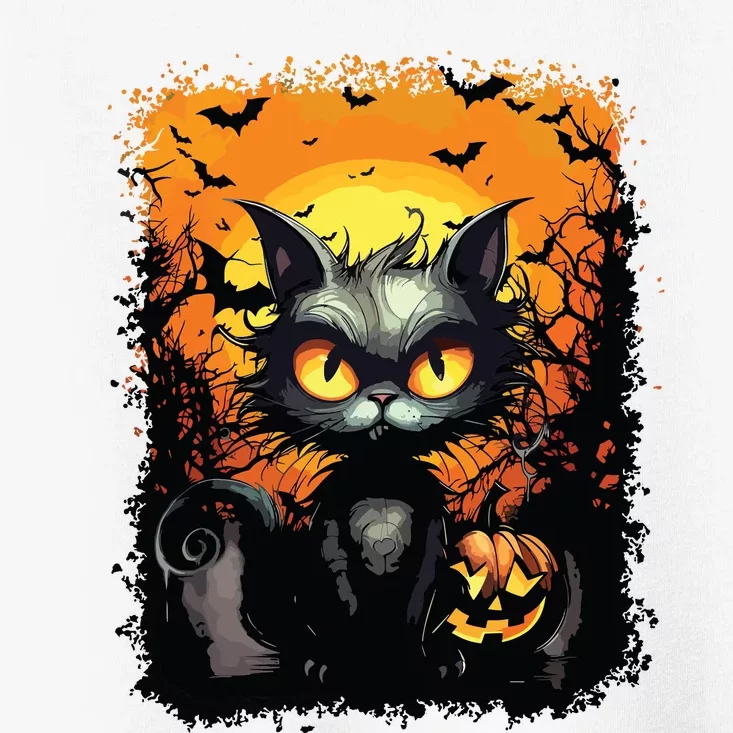 Halloween Cats Funny Cat Halloween Toddler T-Shirt