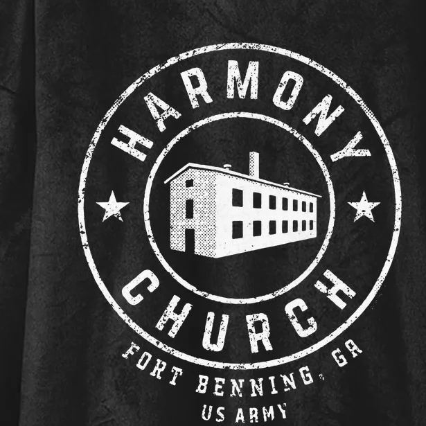 Harmony Church Fort Benning GA Hooded Wearable Blanket