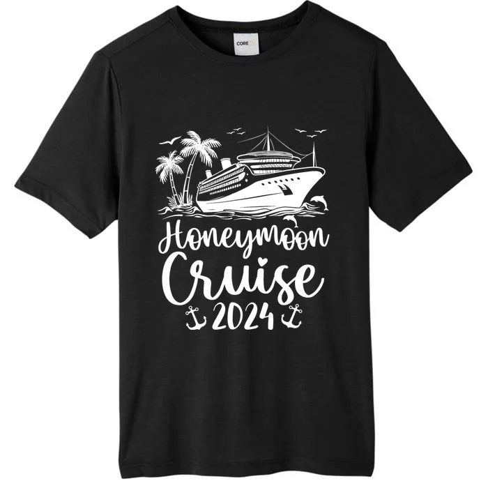 Honeymoon Cruise For Matching Couples 2024 Just Married ChromaSoft Performance T-Shirt