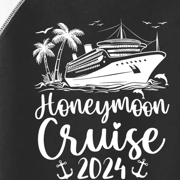 Honeymoon Cruise For Matching Couples 2024 Just Married Toddler Fine Jersey T-Shirt