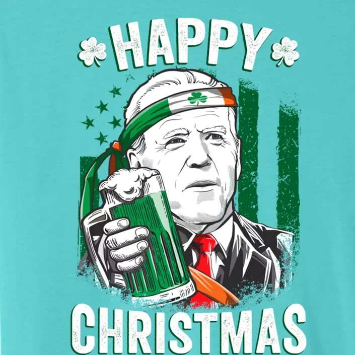 Happy Christmas Funny Joe Biden St PatrickS Day Gift ChromaSoft Performance T-Shirt