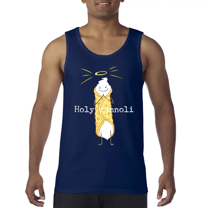 Holy Cannoli Funny Quote Italian American Gift Sicily Lover Tank Top