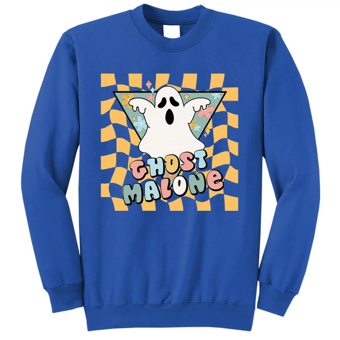 Halloween Cute Ghost Malone Parody Post Cool Hip Hop Joke Sweatshirt