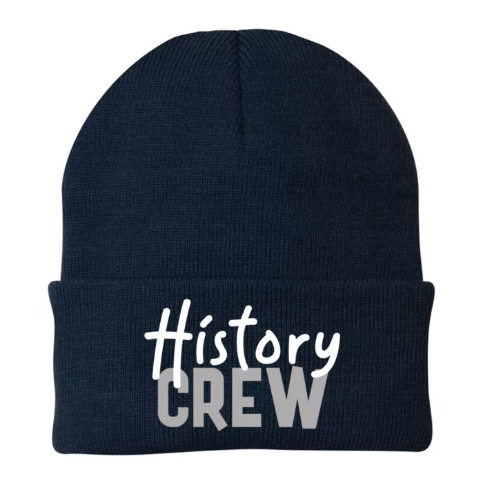 History Crew Gift For History Teachers Classes Clubs Teams Gift Knit Cap Winter Beanie