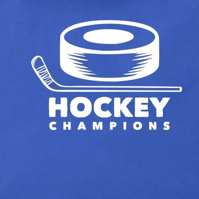 Hockey Champions Gift Zip Tote Bag