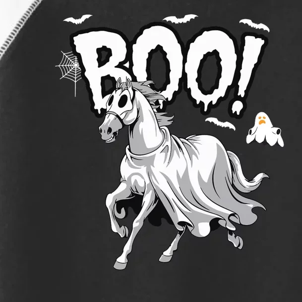 Horse Cosplay Ghost Boo Horse Ghost Halloween Toddler Fine Jersey T-Shirt