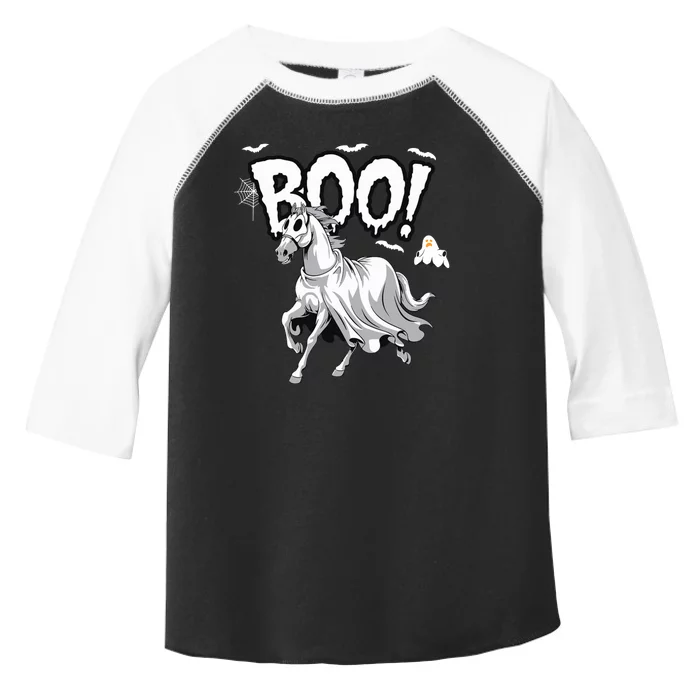 Horse Cosplay Ghost Boo Horse Ghost Halloween Toddler Fine Jersey T-Shirt