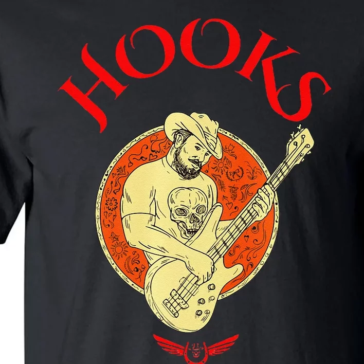 Hooks Cow & Guitar Tall T-Shirt