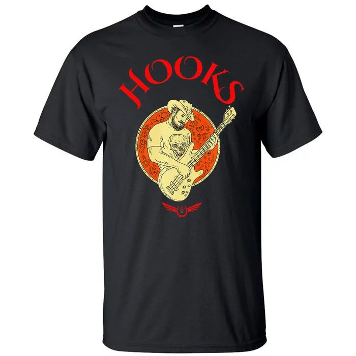 Hooks Cow & Guitar Tall T-Shirt