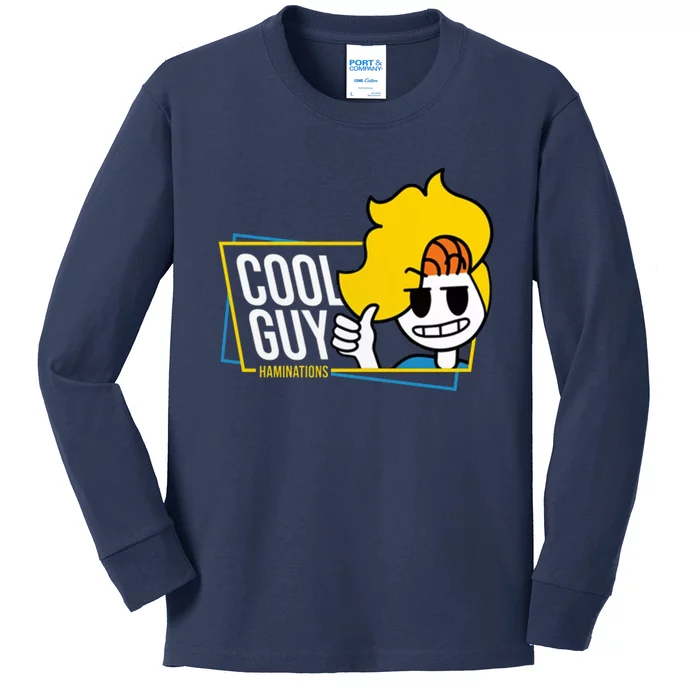 Haminations Cool Guy Kids Long Sleeve Shirt