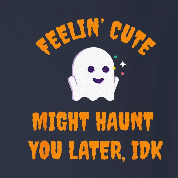 Halloween Cute Ghost Costume Funny Haunt You Saying Spooky Toddler Long Sleeve Shirt