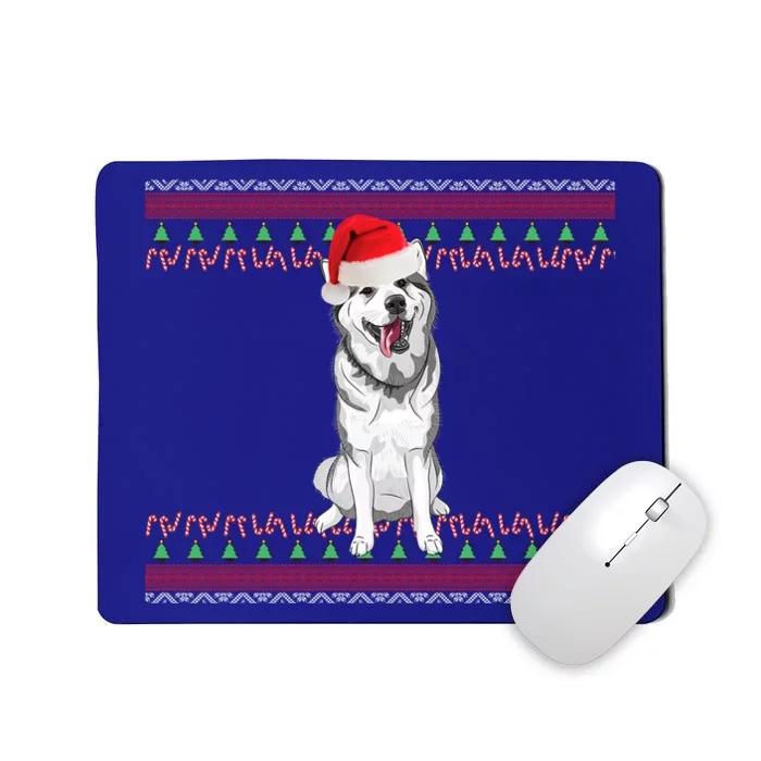 Husky Christmas Gift Mousepad