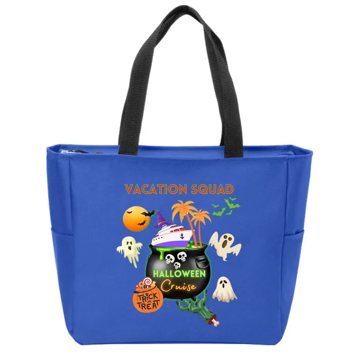 Halloween Cruise Get Into The Halloween Spirit At Sea Gift Zip Tote Bag