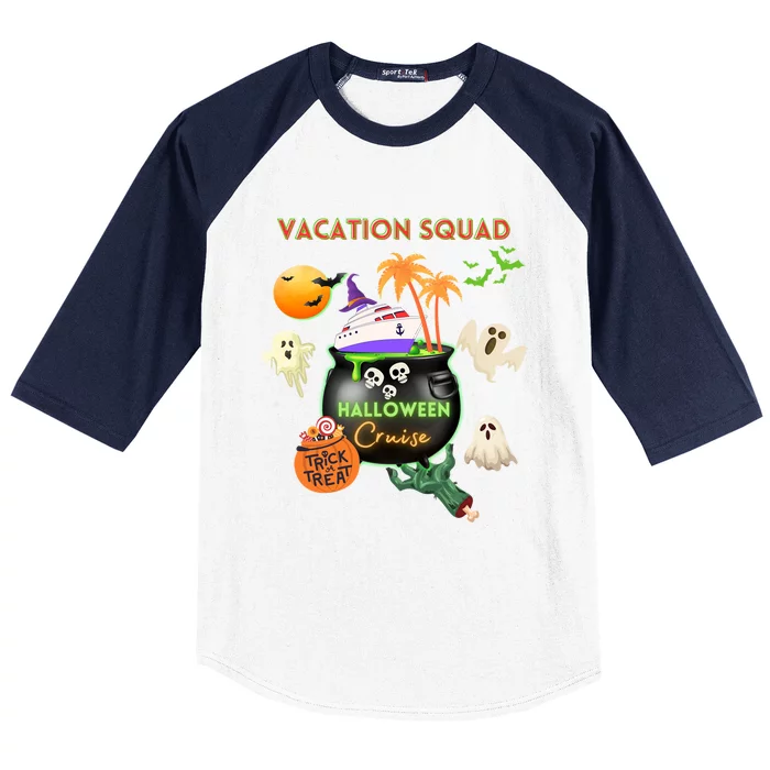 Halloween Cruise Get Into The Halloween Spirit At Sea Gift Baseball Sleeve Shirt