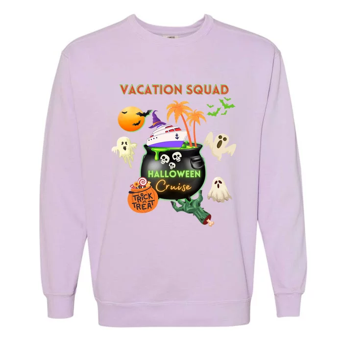 Halloween Cruise Get Into The Halloween Spirit At Sea Gift Garment-Dyed Sweatshirt