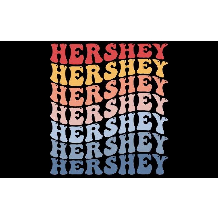 Hershey City Groovy Retro Bumper Sticker